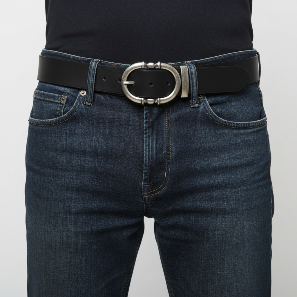 Leather Belt Woman Man Model Legnaia cm 4