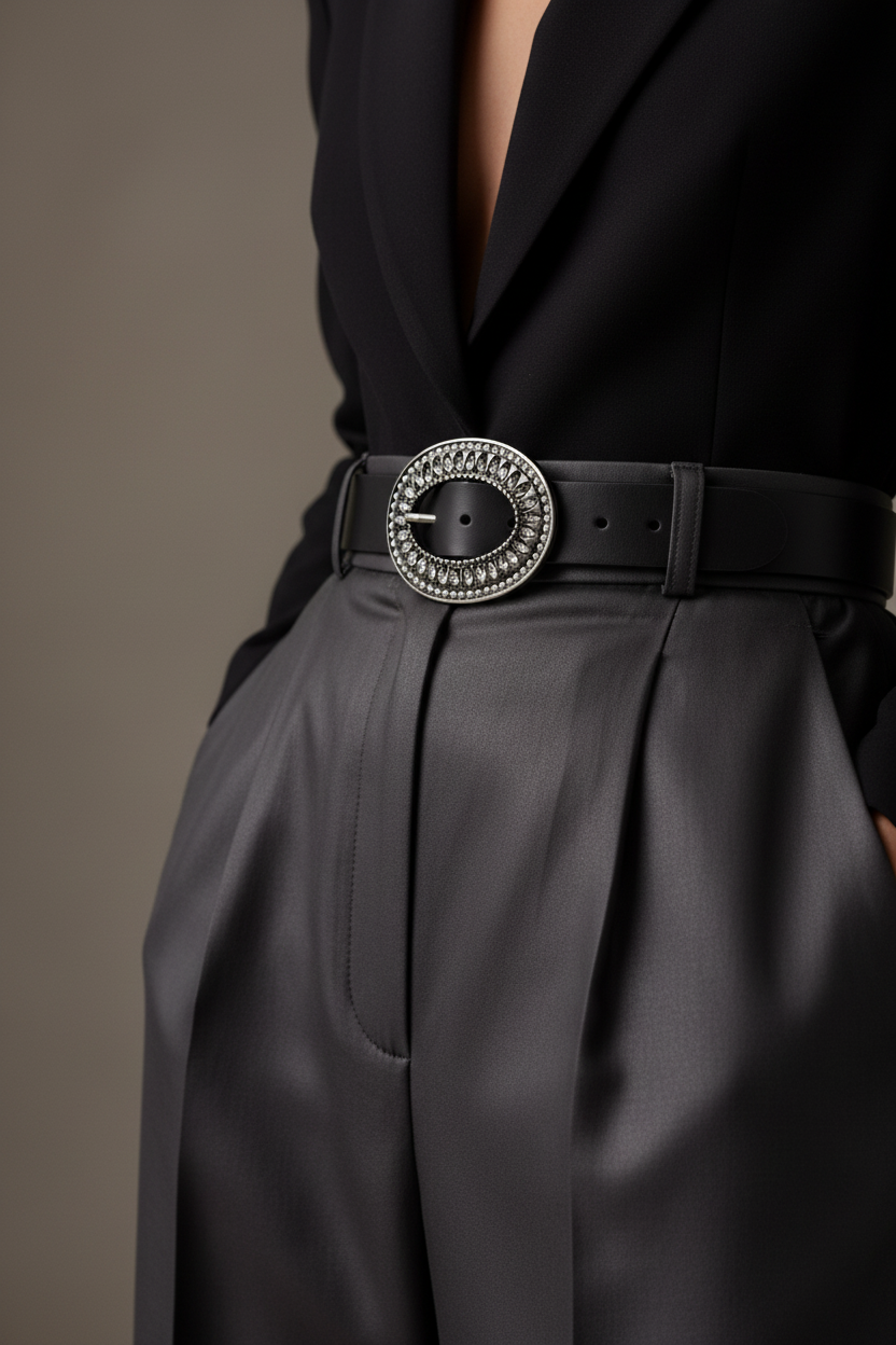 Leather belt for women Cecina model cm 4