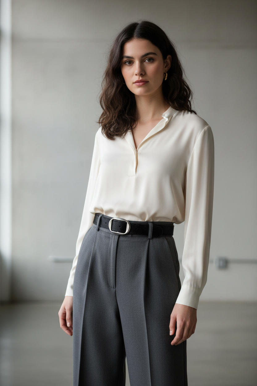 Cintura in pelle di cavallino