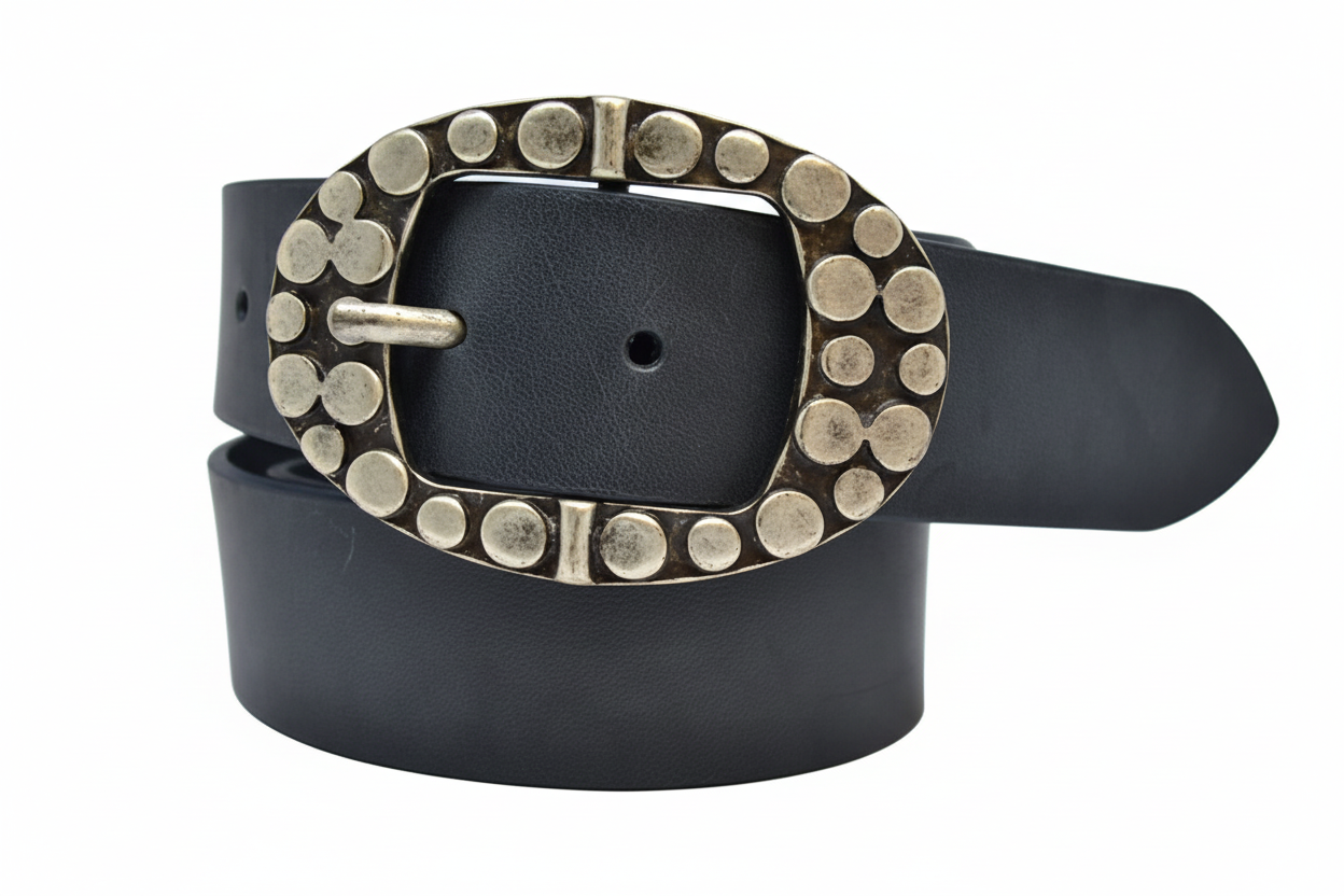 Cintura in Cuoio Uomo e Donna Modello Montepulciano cm 4 - La Bottega Della Cintura