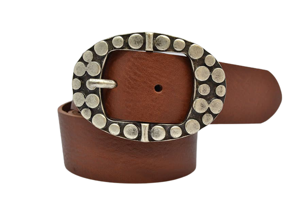 Cintura in Cuoio Uomo e Donna Modello Montepulciano cm 4