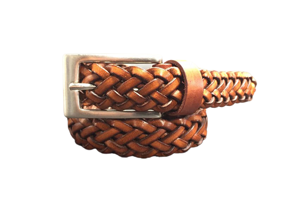 Man and Woman Hand Woven Belt Spiga Model 2.5 cm