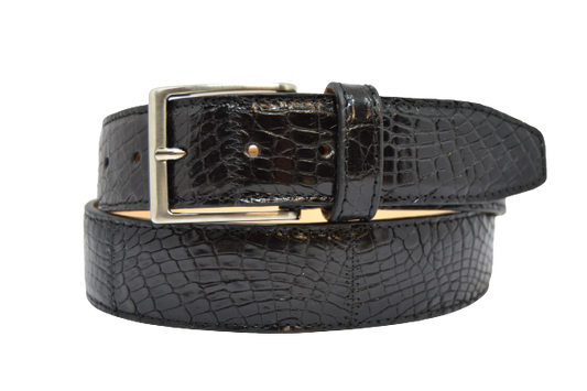 Cintura in Coccodrillo cm 4