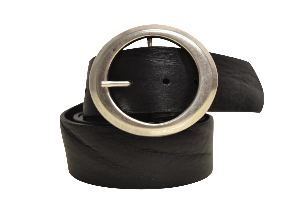 Leather Belt Woman Model Brozzi 6 cm