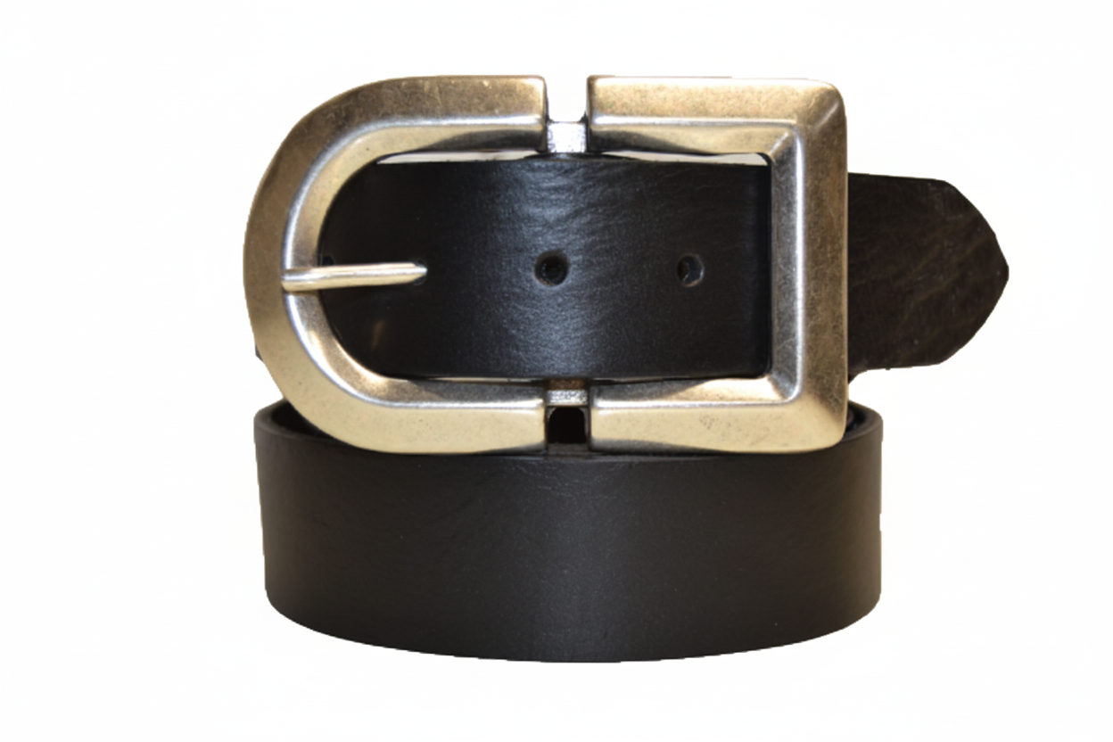 Cintura in Cuoio Uomo Donna Modello Scandicci cm 4 - La Bottega Della Cintura