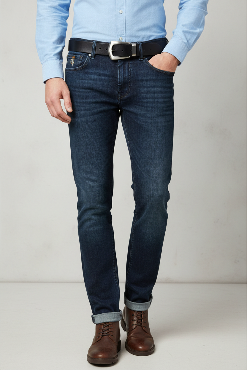 Cintura in Cuoio Modello Pax cm 3