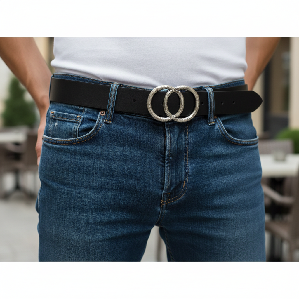 Woman Leather Belt Erta Model cm 4