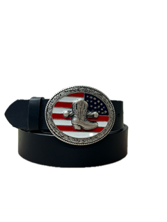 Leather belt for men and women Malta model cm 4