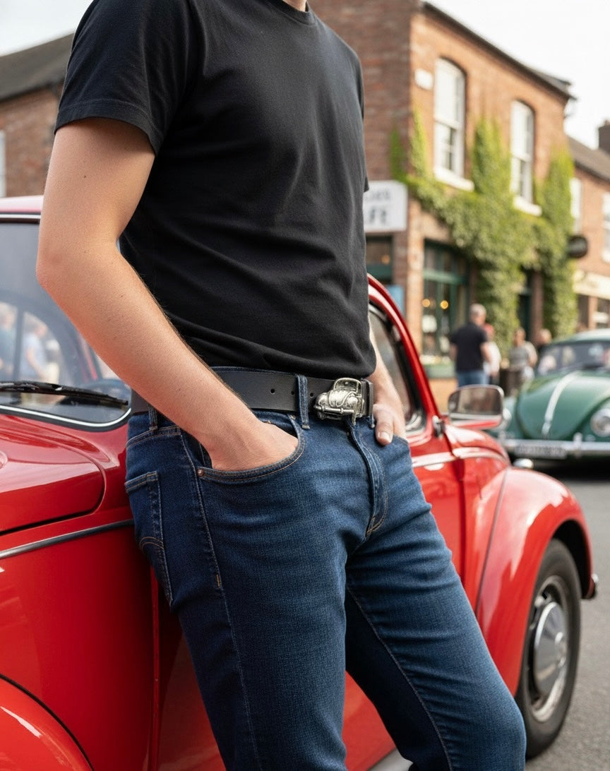 Leather belt for men and women Malta model cm 4