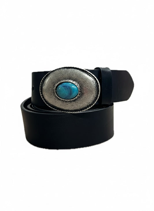 Leather belt for men and women Malta model cm 4