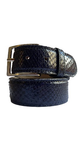 Belt in Python Man 4 cm