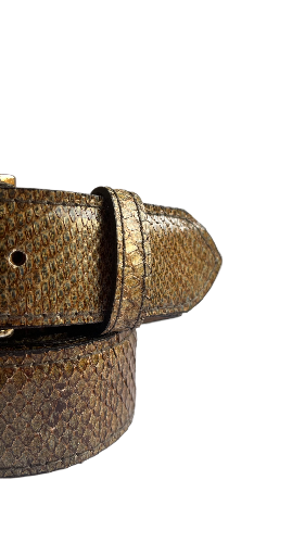 Belt in Python Man 4 cm