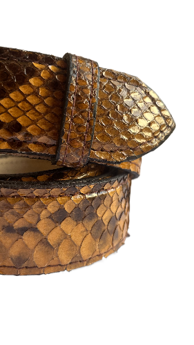 Belt in Python Man 4 cm