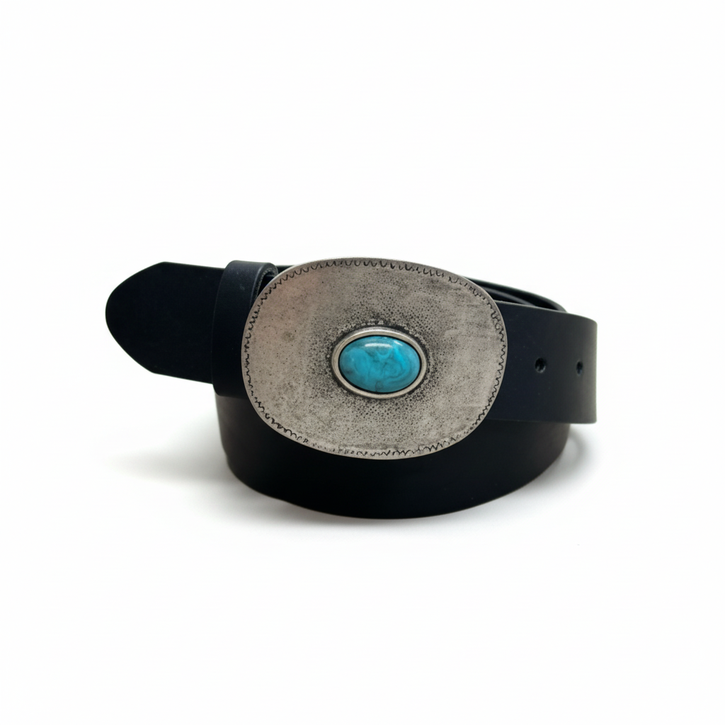 Cintura in Cuoio Uomo e Donna Modello Lampedusa cm 4 - La Bottega Della Cintura