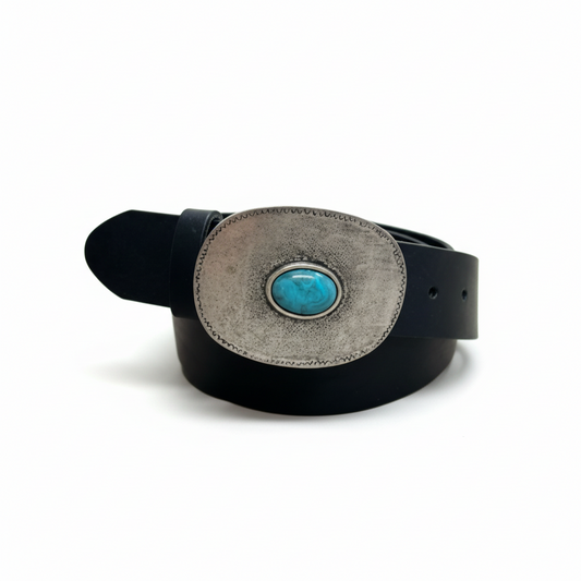 Cintura in Cuoio Uomo e Donna Modello Lampedusa cm 4 - La Bottega Della Cintura