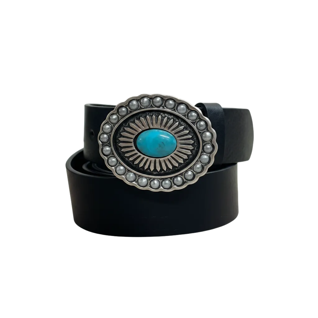 Cintura in Cuoio Uomo e Donna Modello Perlata cm 4 - La Bottega Della Cintura