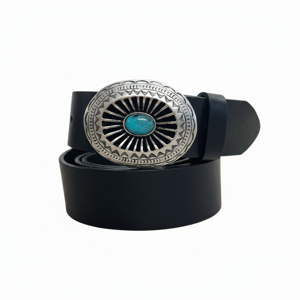 Cintura in Cuoio Uomo e Donna Modello Istria cm 4 - La Bottega Della Cintura