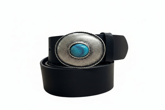 Cintura in Cuoio Uomo e Donna Modello Uovo cm 4 - La Bottega Della Cintura