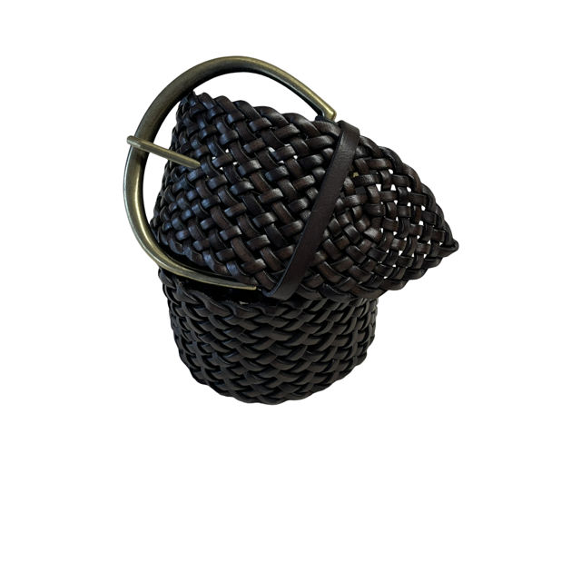 Woman Hand Woven Belt Spiga Model 8 cm