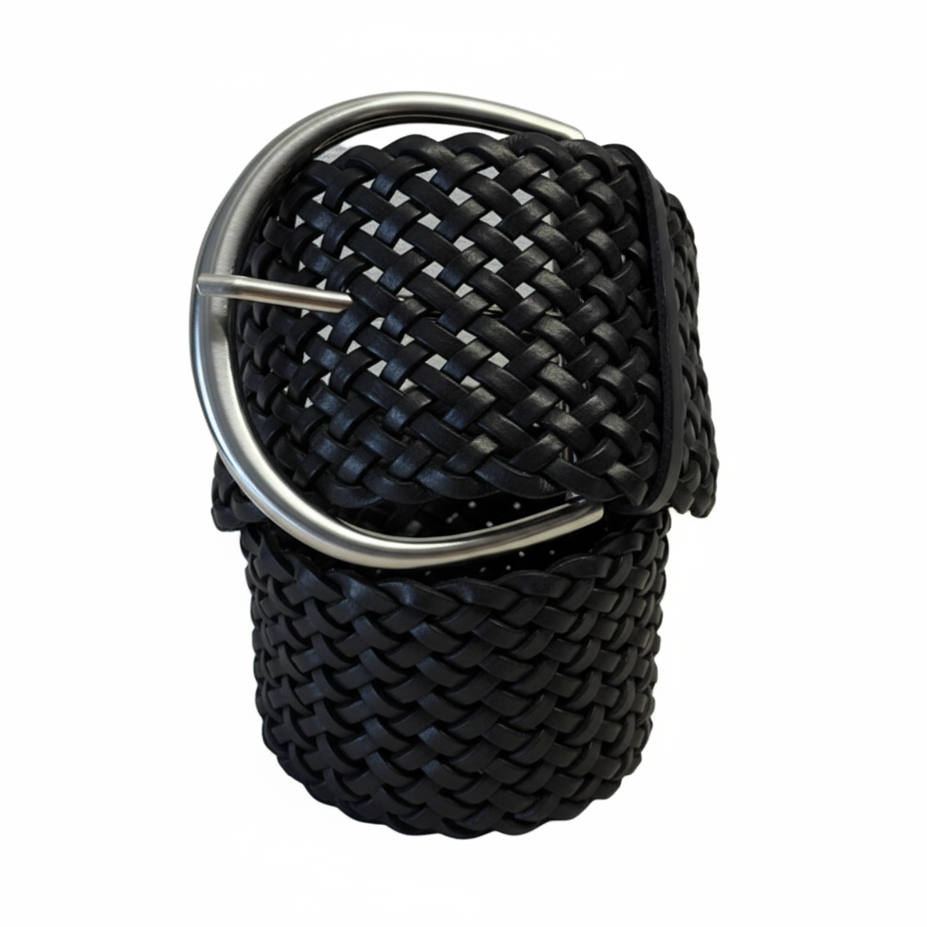 Woman Hand Woven Belt Spiga Model 8 cm