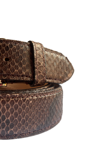 Belt in Python Man 4 cm