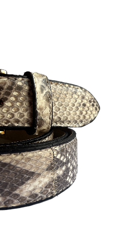 Belt in Python Man 4 cm