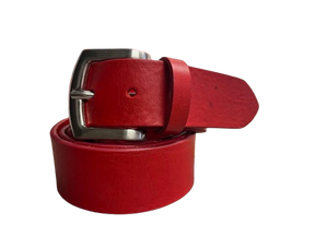 Cintura in Cuoio Uomo Modello Classico cm 4