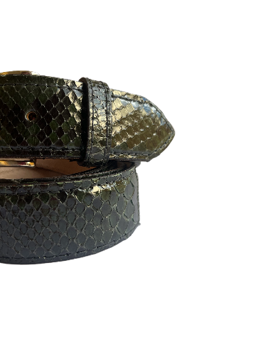 Belt in Python Man 4 cm