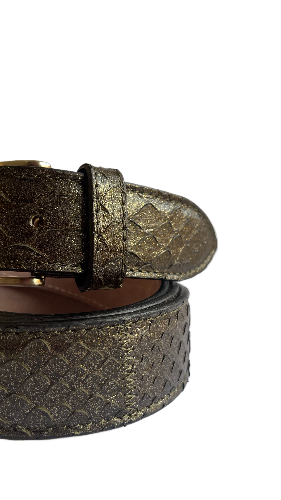 Belt in Python Man 4 cm