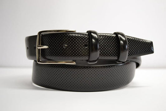 Perforated Man Belt Aosta Model 3.5 cm