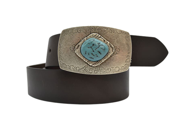 Leather belt for men and women Malta model cm 4
