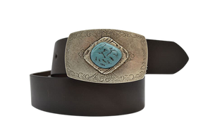 Leather belt for men and women Malta model cm 4
