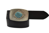 Leather belt for men and women Malta model cm 4