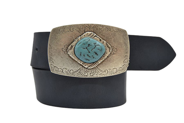 Leather belt for men and women Malta model cm 4