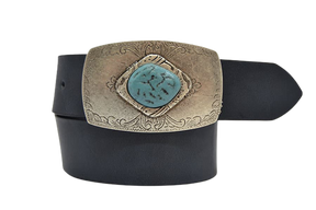Leather belt for men and women Malta model cm 4