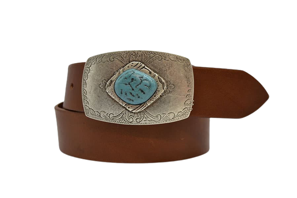 Leather belt for men and women Malta model cm 4