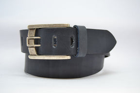 Leather belt for men, Rome model, 4 cm