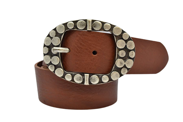 Man and Woman Leather Belt Montepulciano Model 4 cm