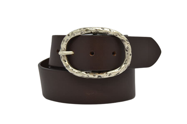 Leather Belt for Men and Women Model Carrara 4 cm