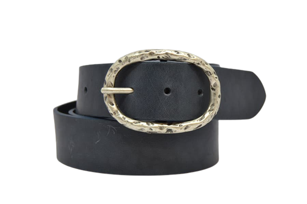 Leather Belt for Men and Women Model Carrara 4 cm