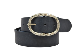 Leather Belt for Men and Women Model Carrara 4 cm