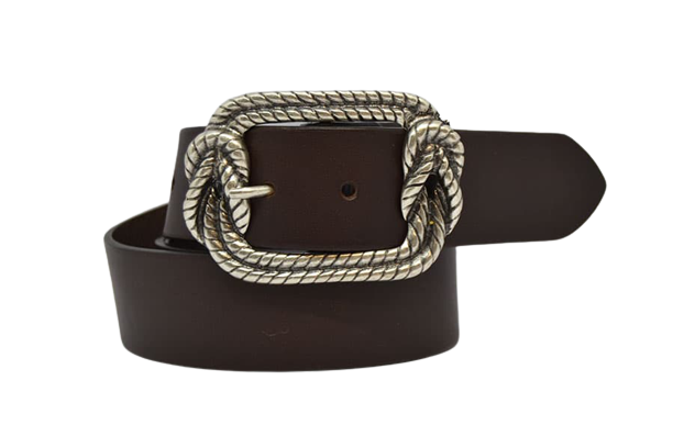 Leather Belt for Men and Women Model Empoli cm 4