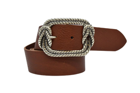 Leather Belt for Men and Women Model Empoli cm 4