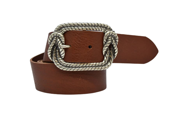 Leather Belt for Men and Women Model Empoli cm 4