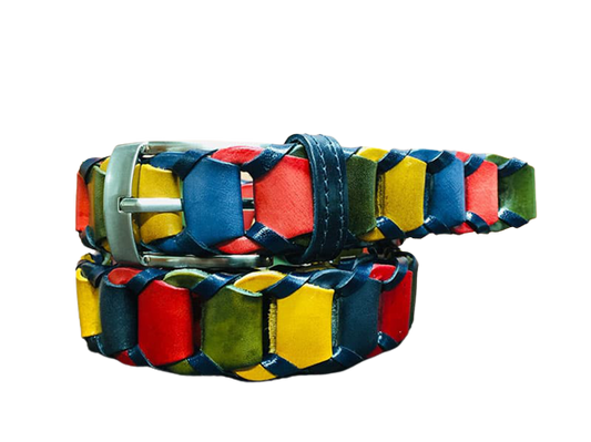 Cintura Intrecciata a Mano Uomo e Donna Modello Special cm 3