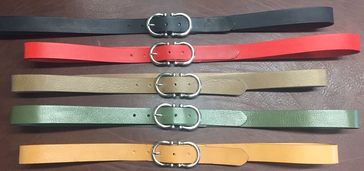 Woman Leather Belt Model Ferra 3 cm