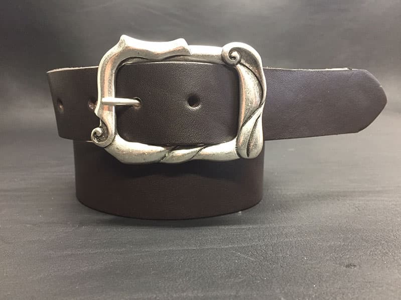 Leather Belt for Woman Model Viareggio 3.5 cm