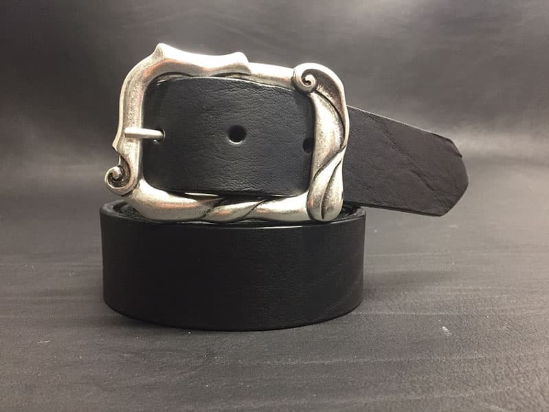 Leather Belt for Woman Model Viareggio 3.5 cm
