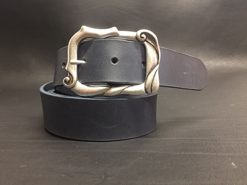 Leather Belt for Woman Model Viareggio 3.5 cm
