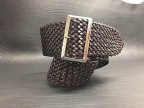 Woman Hand Woven Belt Spiga Model 8 cm